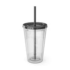 Funny Pickle Tumbler 16oz with Straw — “Bruh! Is That You?” Graphic Cup