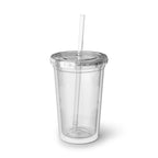 Pickle Time Acrylic Tumbler – Cute Cartoon Pickles Travel Cup with Straw