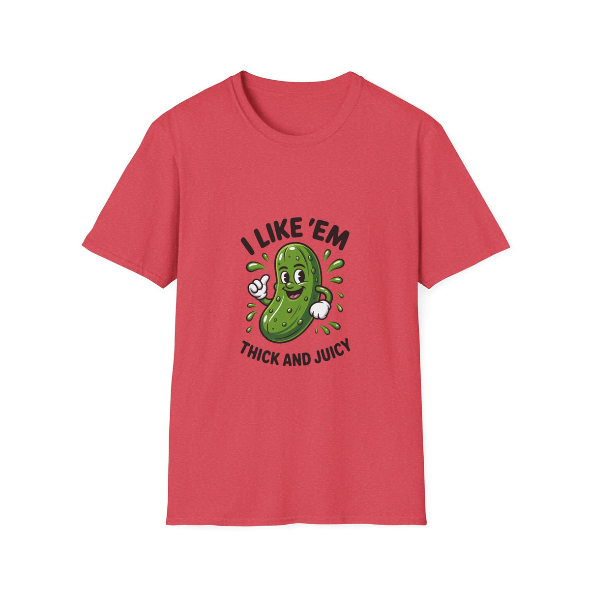 I Like 'Em Pickle T-Shirt — Cute Cartoon Pickle Graphic Tee