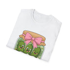 Adult - Unisex Tee - Dill With It Cute Pickle Jar Graphic Tee