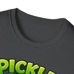 Adult Unisex Pickle Time T-Shirt — Cute Cartoon Pickle Jar Tee