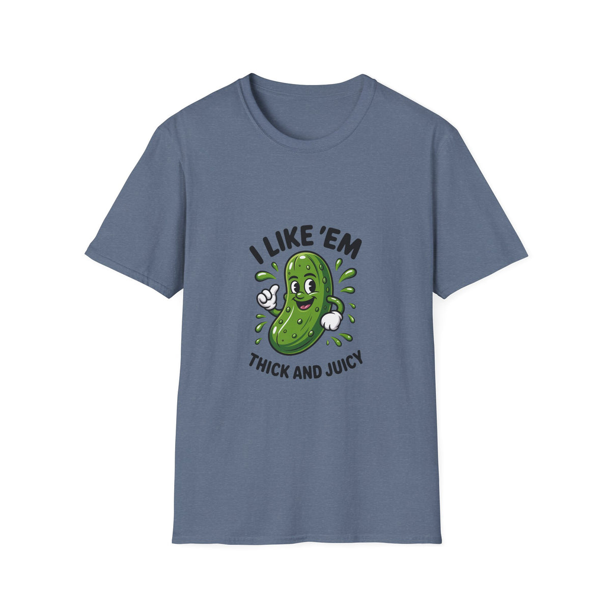 I Like 'Em Pickle T-Shirt — Cute Cartoon Pickle Graphic Tee