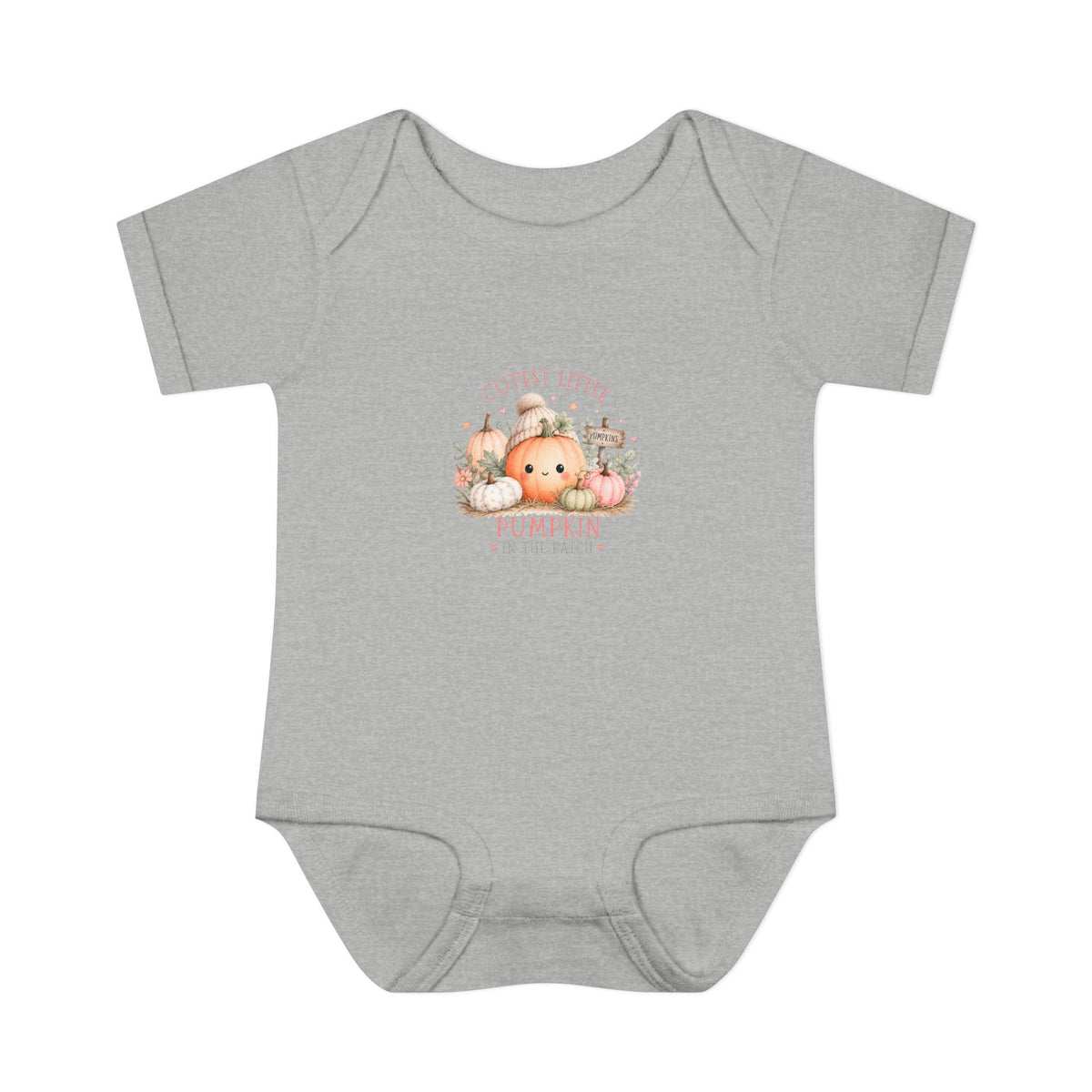 Cute Pumpkin Baby Bodysuit - 'Little Pumpkin' Fall Infant Onesie
