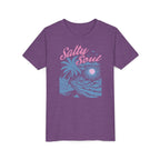 Kids Tee - "Salty Soul" Pastel Beach Palm Graphic