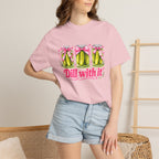 Dill With It T-Shirt — Cute Pickle Graphic Tee for Foodie & Mom Gifts
