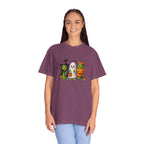 Halloween Trio T-Shirt — Cute Witch, Ghost & Pumpkin Costume Tee