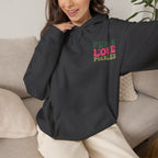 Peace Love Pickles Hoodie — Retro Groovy Graphic Hoodie
