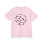 Kids 'Hello Fall' Tee — Playful Pumpkin & Autumn Words