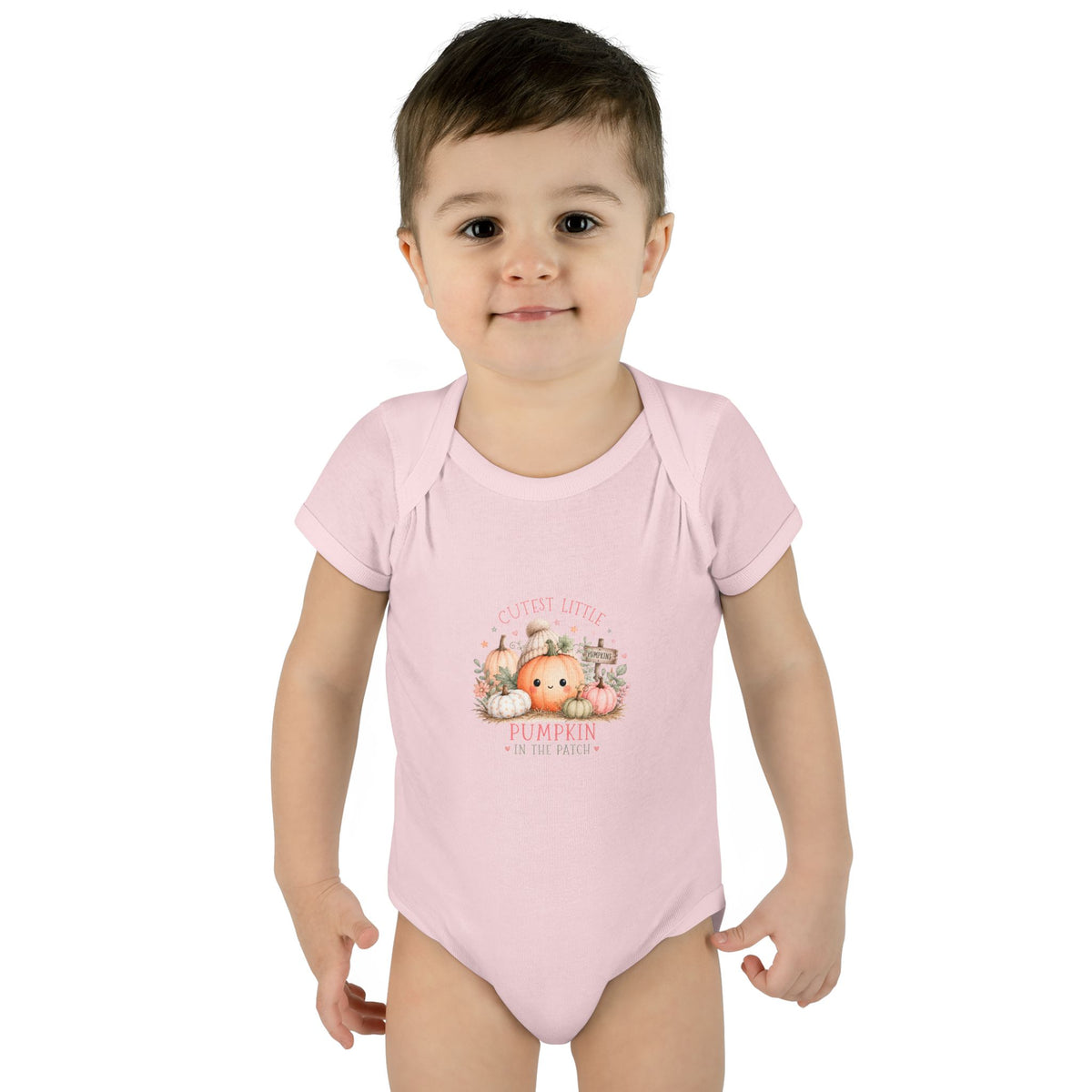 Cute Pumpkin Baby Bodysuit - 'Little Pumpkin' Fall Infant Onesie
