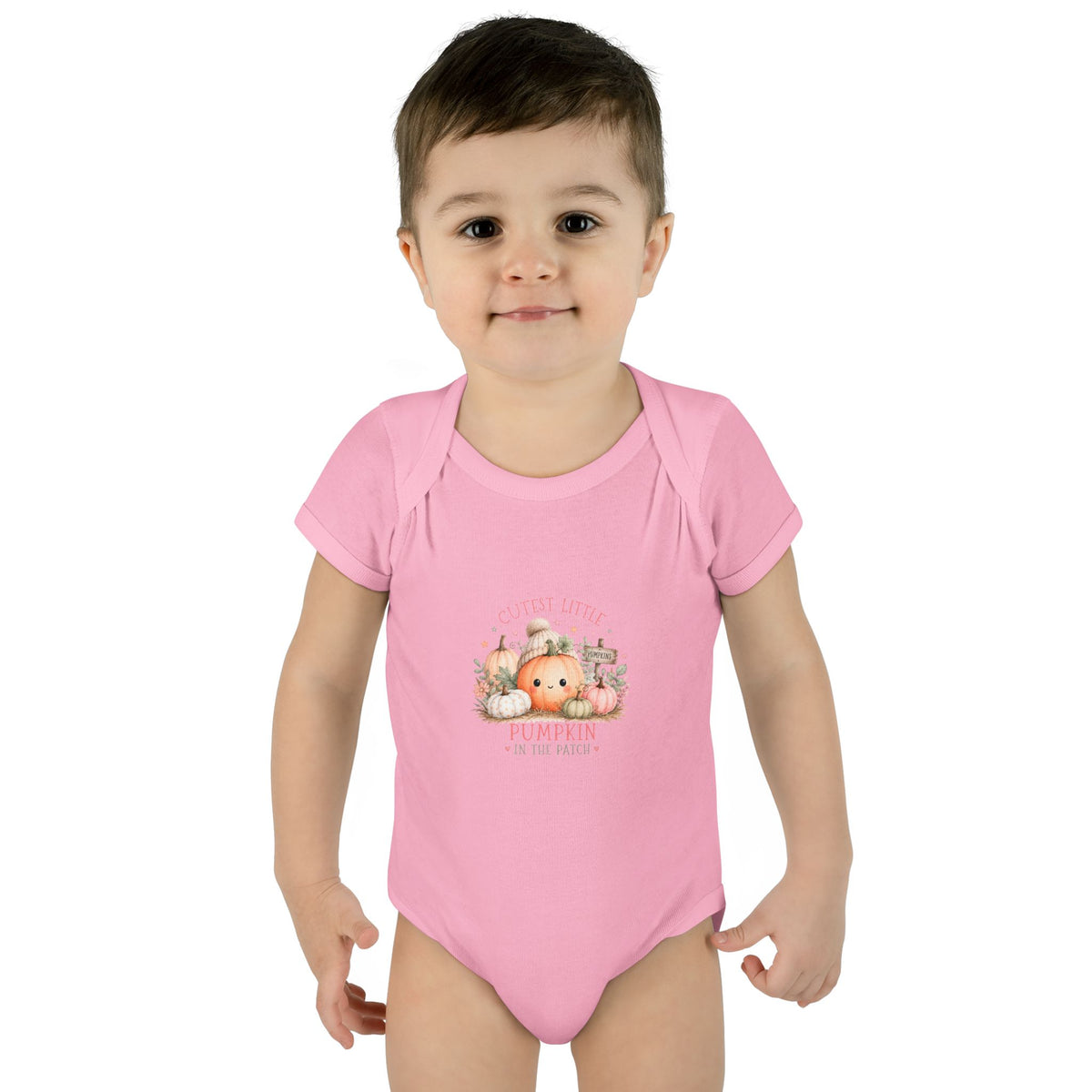 Cute Pumpkin Baby Bodysuit - 'Little Pumpkin' Fall Infant Onesie