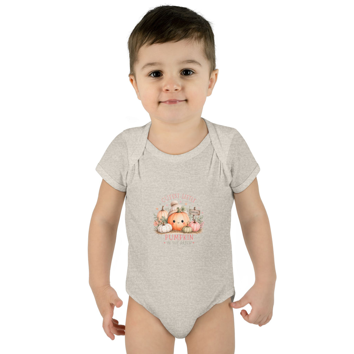 Cute Pumpkin Baby Bodysuit - 'Little Pumpkin' Fall Infant Onesie