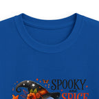 Kids Halloween Tee — "Spooky, Spice & Everything Nice" Ghost Pumpkin Shirt