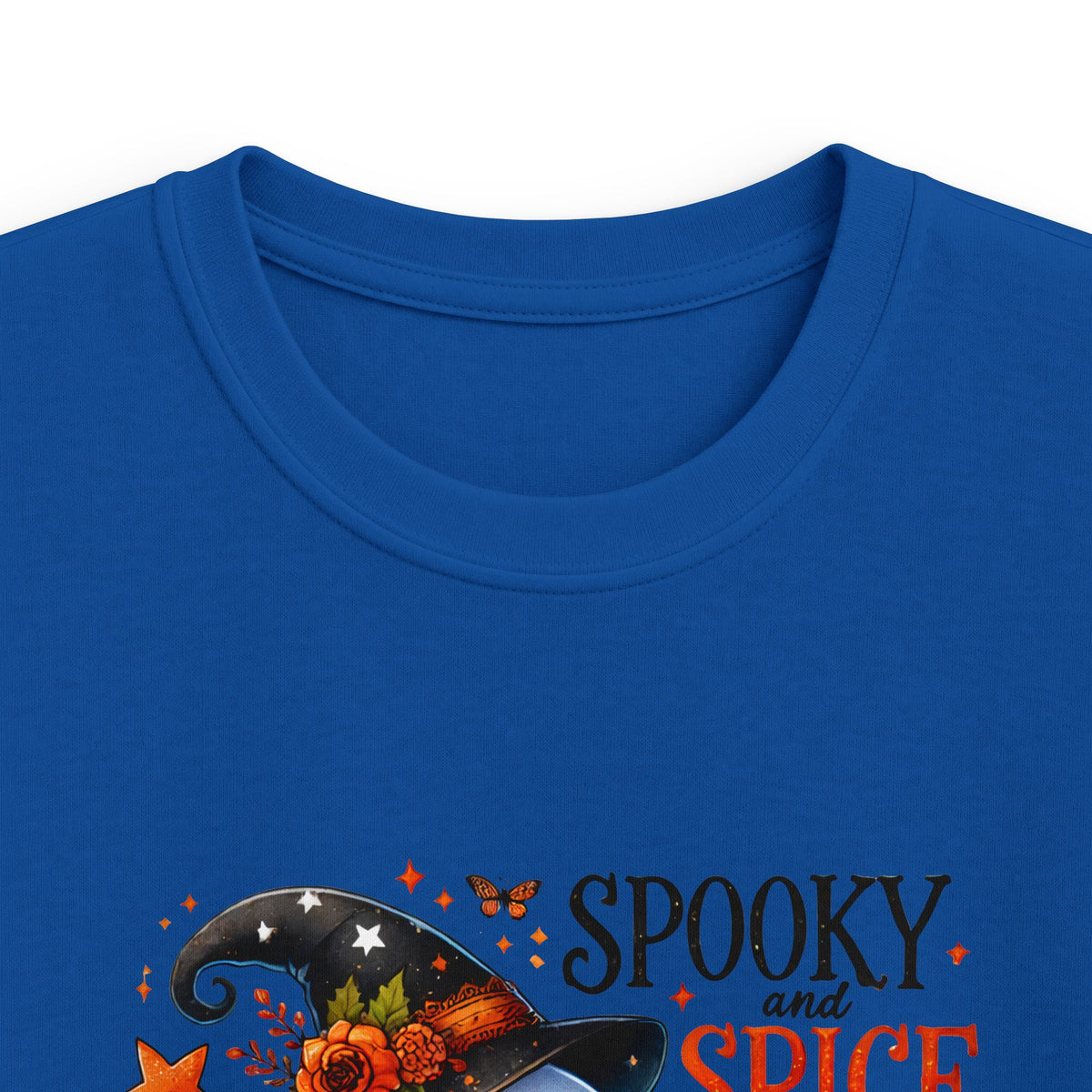 Kids Halloween Tee — "Spooky, Spice & Everything Nice" Ghost Pumpkin Shirt