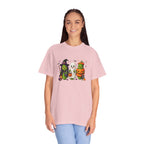 Halloween Trio T-Shirt — Cute Witch, Ghost & Pumpkin Costume Tee