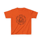 Kids 'Hello Fall' Tee — Playful Pumpkin & Autumn Words