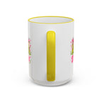 Dill With It Mug — Cute Pickle Jar Coffee Cup (Accent Rim & Handle)
