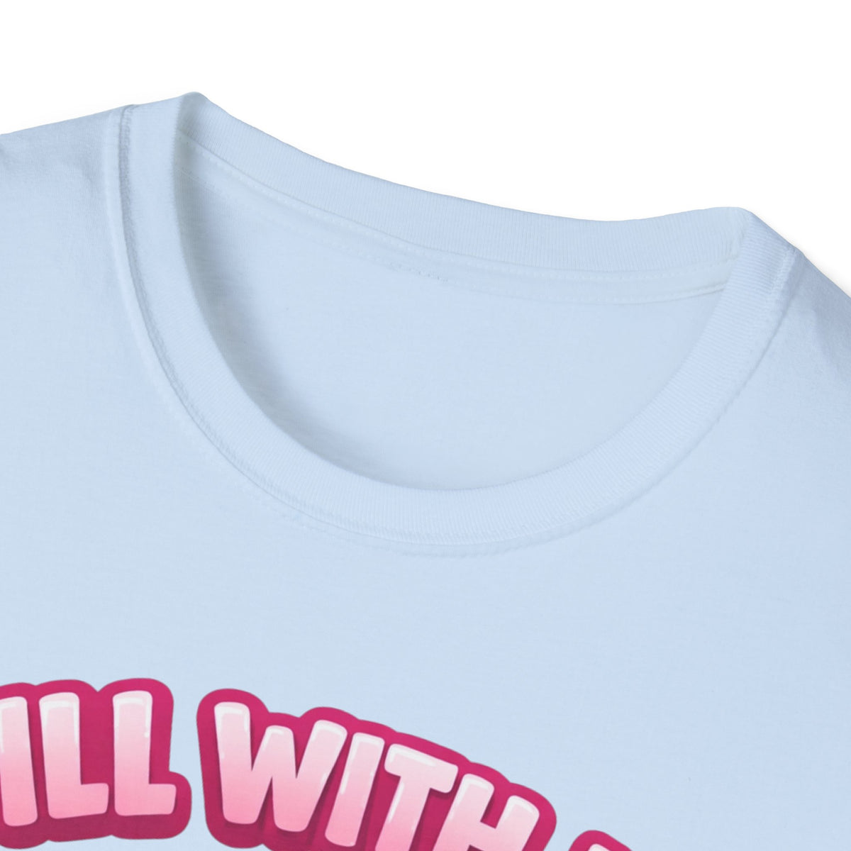 T-Shirt — Cute Kawaii Pickle Jar Design "Dill With It! Pickle Time!" | Funny Foodie Tee