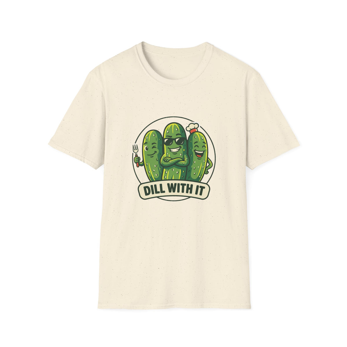 Dill With It T-Shirt — Funny Pickle Graphic Tee