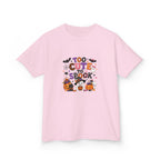 Kids Halloween T‑Shirt — "Too Cute to Spook" Trick‑or‑Treat Tee