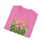 Adult - Unisex Tee - Dill With It Cute Pickle Jar Graphic Tee