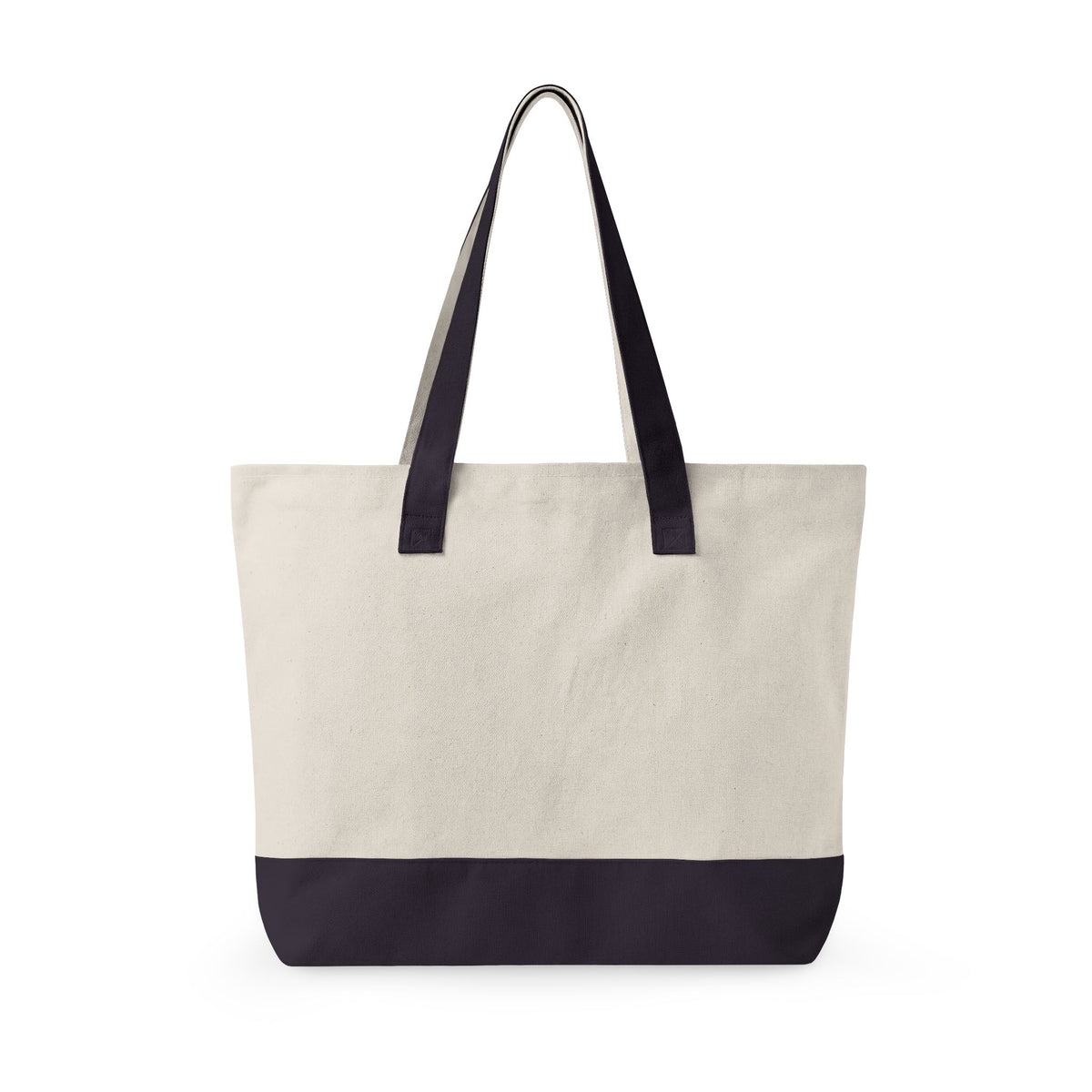 Beach Life Canvas Tote - "Life is Better at the Beach" Zippered Tote Bag