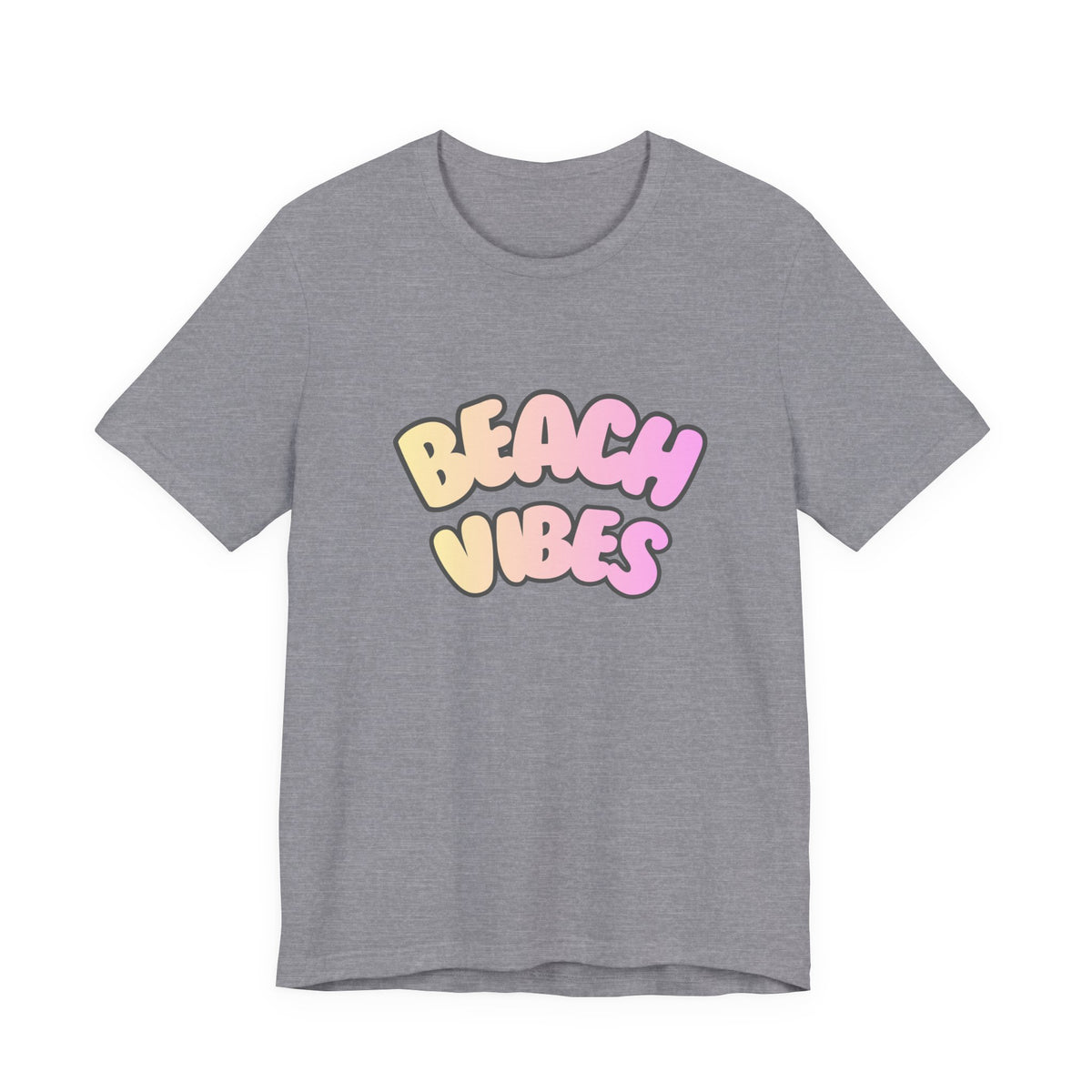 Beach Vibes T-Shirt — Pastel Retro Graphic Tee