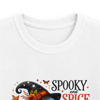 Kids Halloween Tee — "Spooky, Spice & Everything Nice" Ghost Pumpkin Shirt