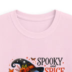 Kids Halloween Tee — "Spooky, Spice & Everything Nice" Ghost Pumpkin Shirt
