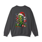 Christmas Cactus Sweatshirt — Cute Santa Hat Holiday Crewneck