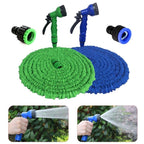 Expanding Expandable Flexible Garden Water Hose w Spray Nozzle 25, 50,