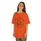 Kids 'Hello Fall' Tee — Playful Pumpkin & Autumn Words