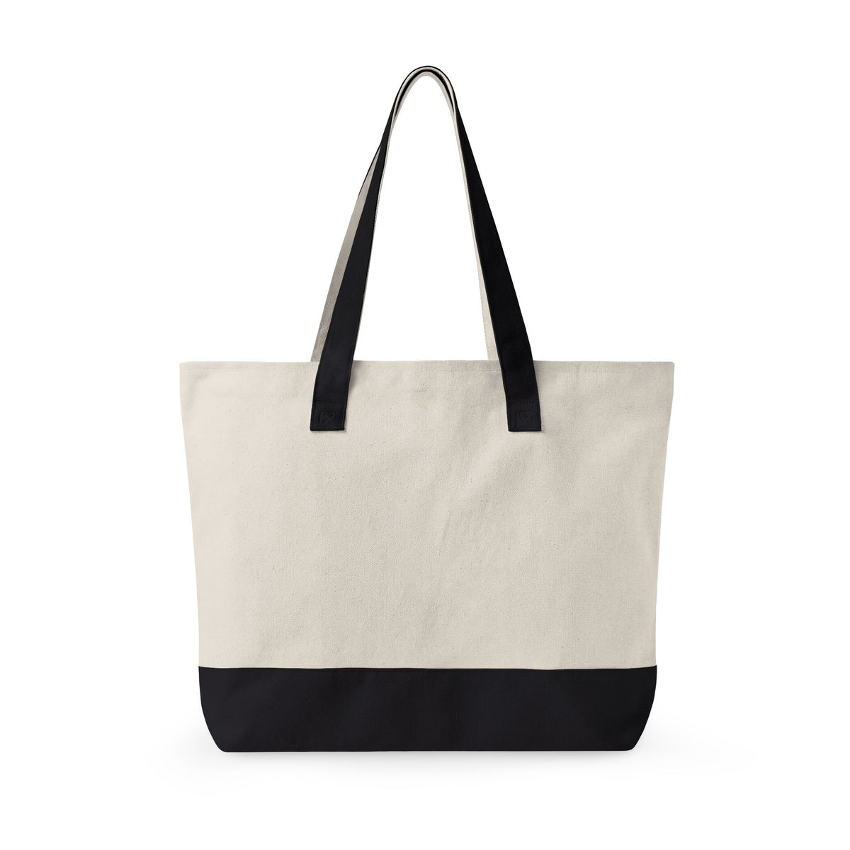 Beach Life Canvas Tote - "Life is Better at the Beach" Zippered Tote Bag