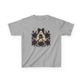 Kids Tee — Gothic Floral Ghost Girl Halloween Shirt
