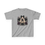 Kids Tee — Gothic Floral Ghost Girl Halloween Shirt