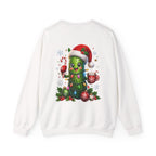 Christmas Cactus Sweatshirt — Cute Santa Hat Holiday Crewneck