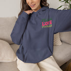 Peace Love Pickles Hoodie — Retro Groovy Graphic Hoodie