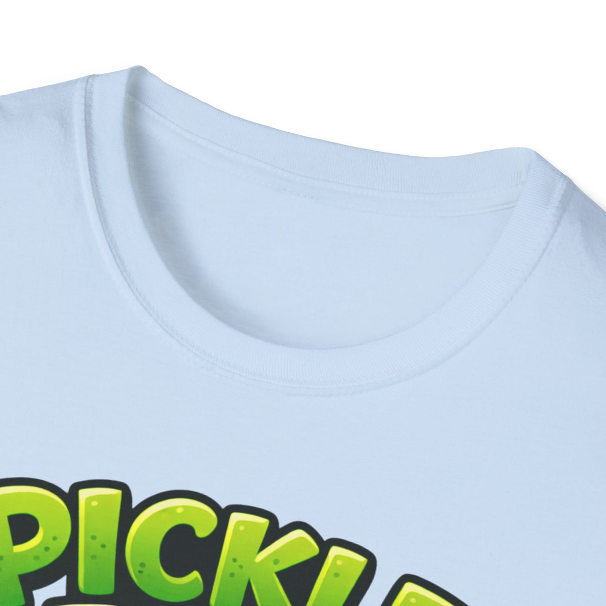 Adult Unisex Pickle Time T-Shirt — Cute Cartoon Pickle Jar Tee
