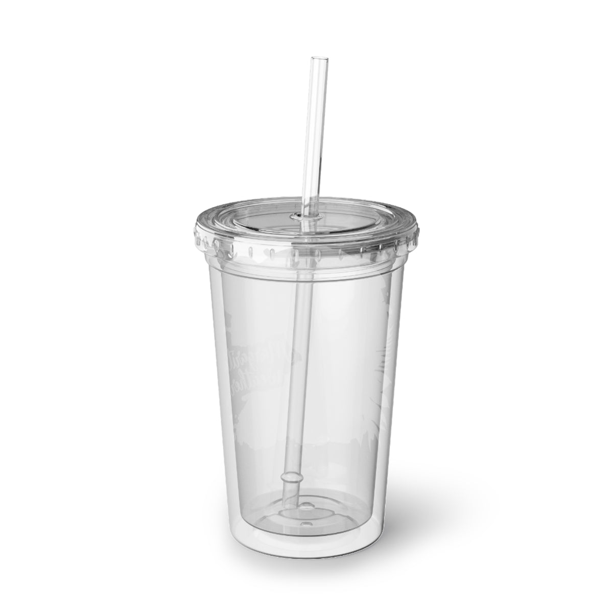 Tumbler — Tropical Margarita Acrylic Cup with Floral Watercolor Design