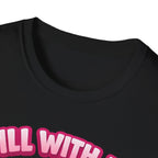 T-Shirt — Cute Kawaii Pickle Jar Design "Dill With It! Pickle Time!" | Funny Foodie Tee