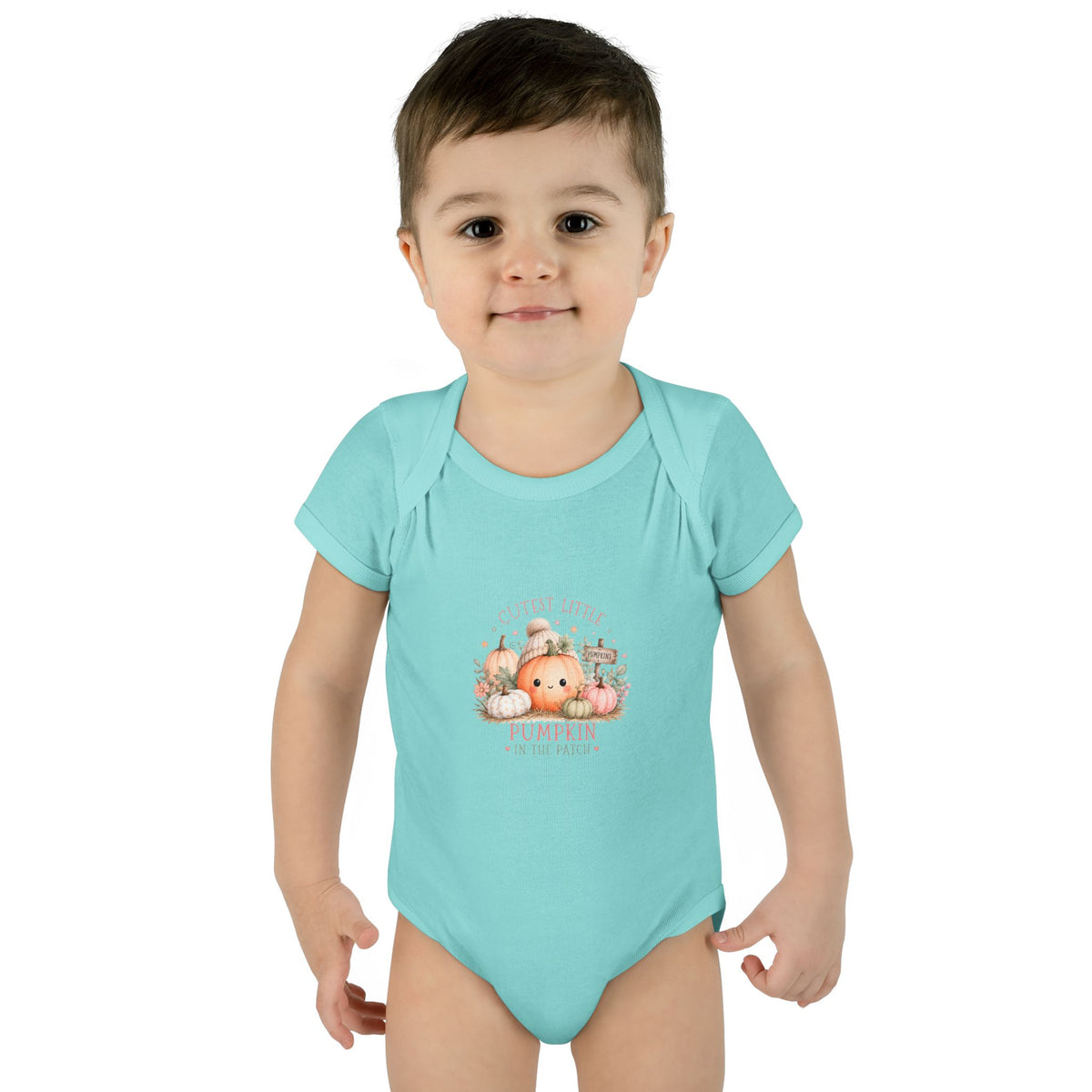 Cute Pumpkin Baby Bodysuit - 'Little Pumpkin' Fall Infant Onesie