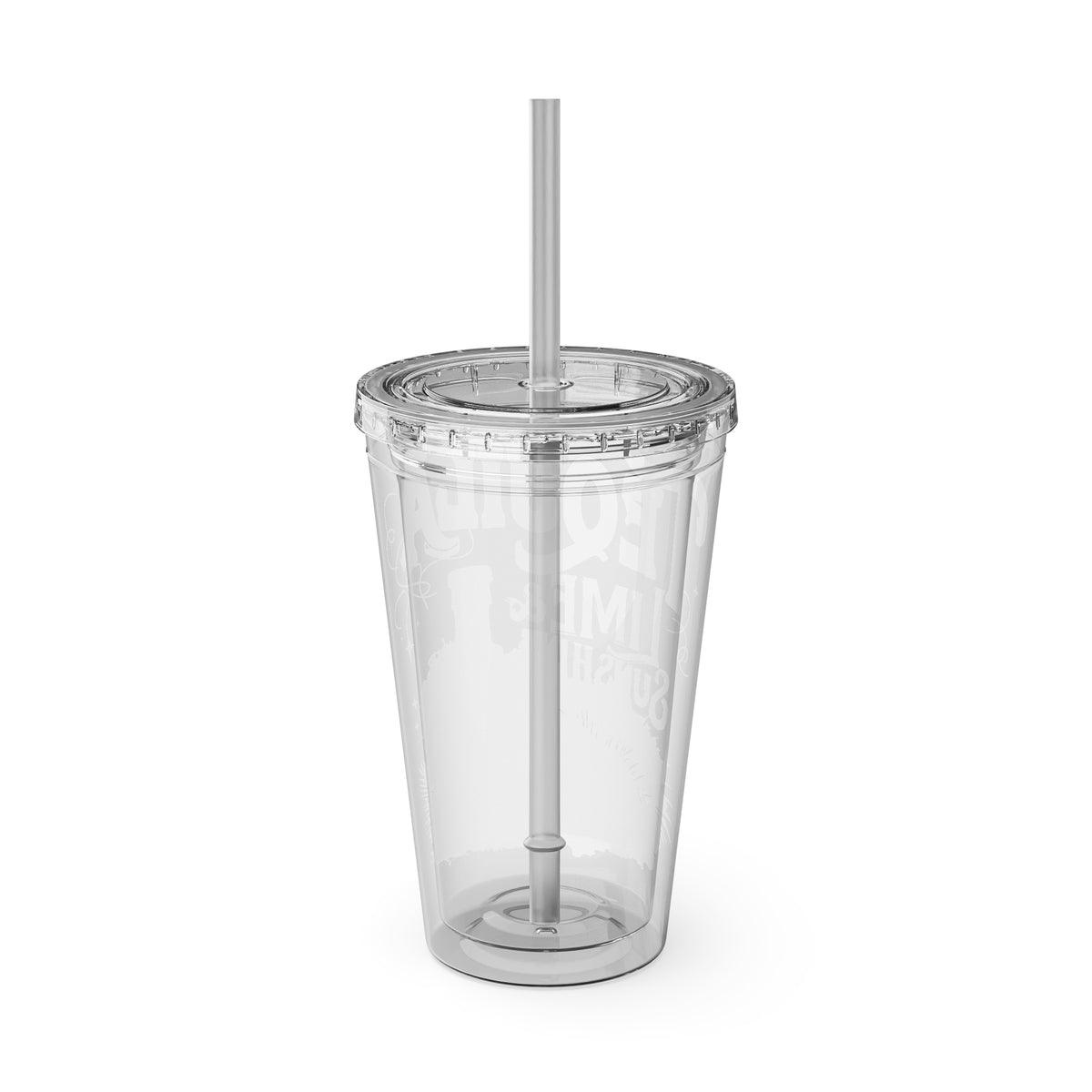 Tequila Lime & Sunshine 16oz Tumbler with Straw