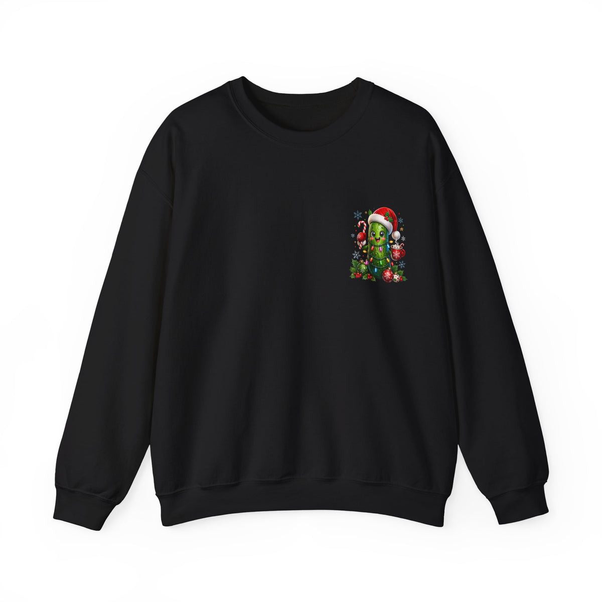 Christmas Cactus Sweatshirt — Cute Santa Hat Holiday Crewneck