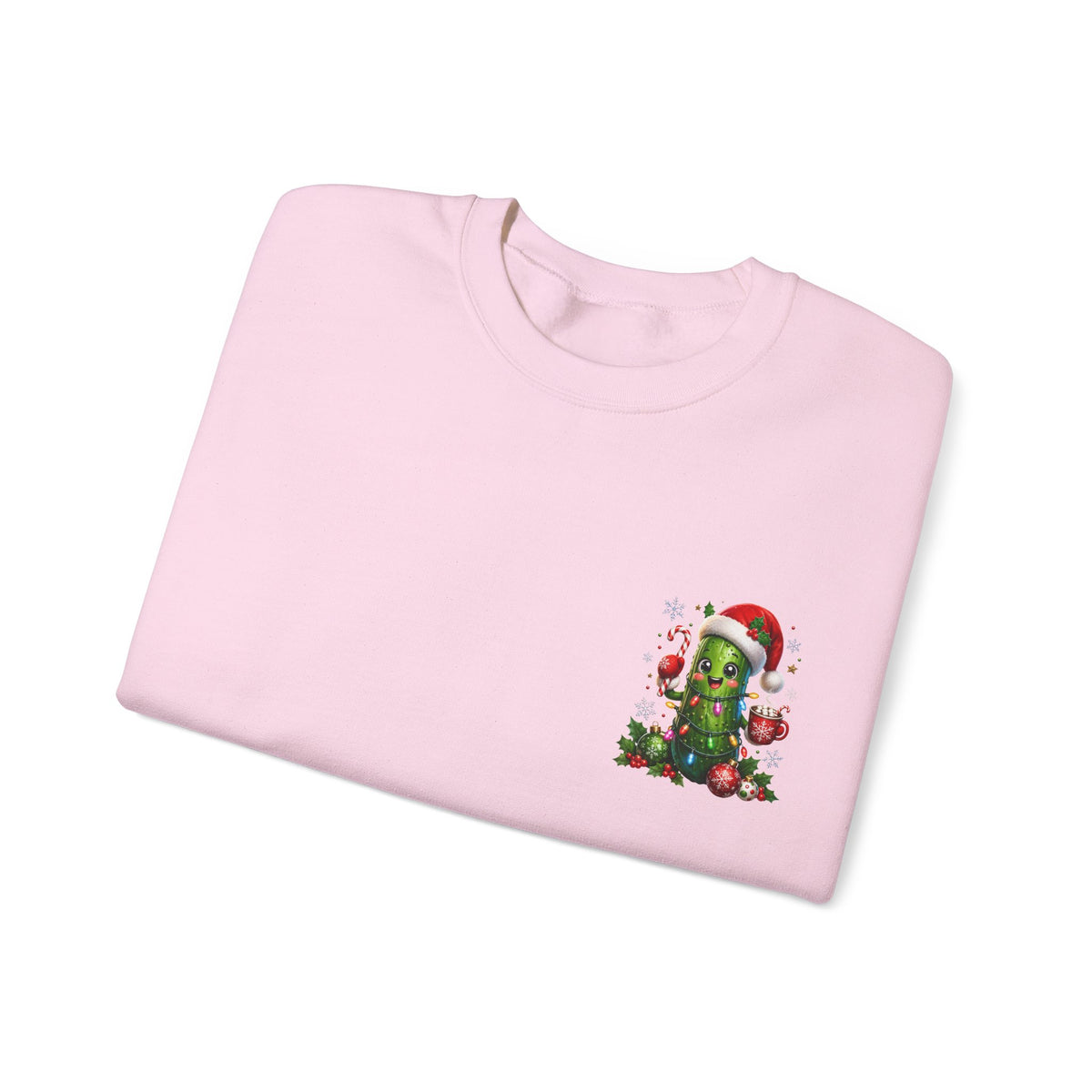 Christmas Cactus Sweatshirt — Cute Santa Hat Holiday Crewneck