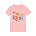 Kids Tee — 'Be Kind' Colorful Heart Graphic