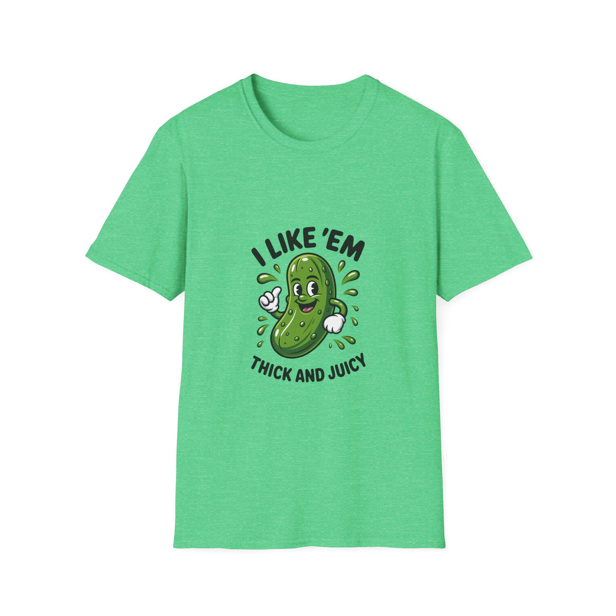 I Like 'Em Pickle T-Shirt — Cute Cartoon Pickle Graphic Tee