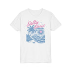Kids Tee - "Salty Soul" Pastel Beach Palm Graphic