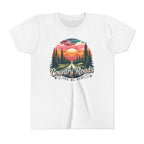 Kids Tee — 'Take Me Home' Retro Sunset Forest Tee