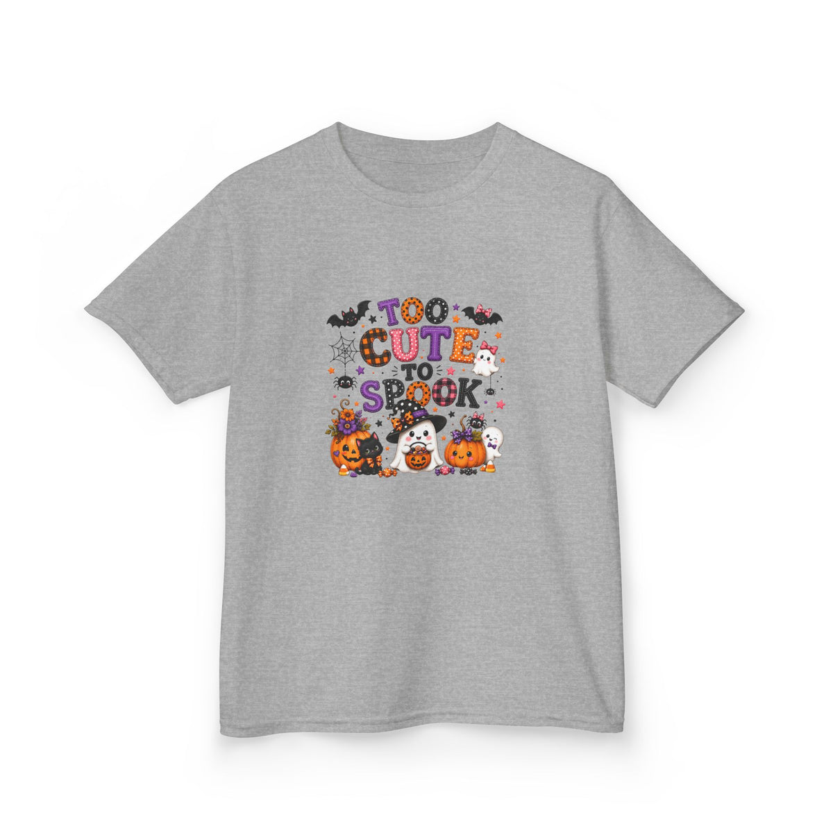 Kids Halloween T‑Shirt — "Too Cute to Spook" Trick‑or‑Treat Tee