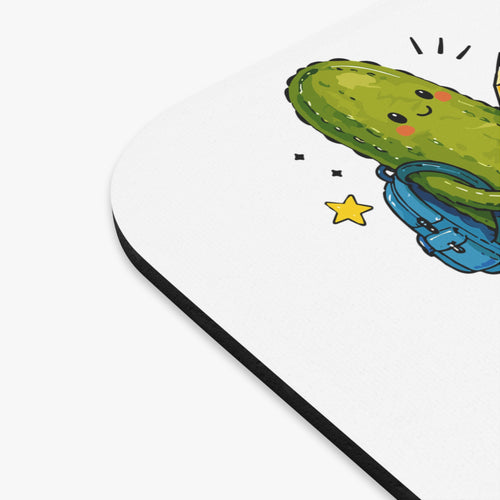 Back to School Cute Pickle Mouse Pad — Kawaii Study Desk Mat