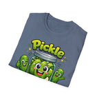 Pickle Time T-Shirt — Cute Cartoon Pickle Jar Graphic Tee